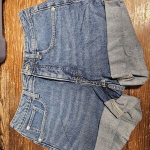 Classic Blue Denim Jean Shorts